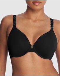 Natori - Pure Luxe Lace Strap Smooth Contour T-Shirt Bra