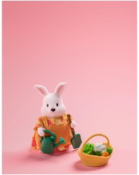Lil Woodzeez - The Hoppingood Rabbits Miniature Animal Figurine Set