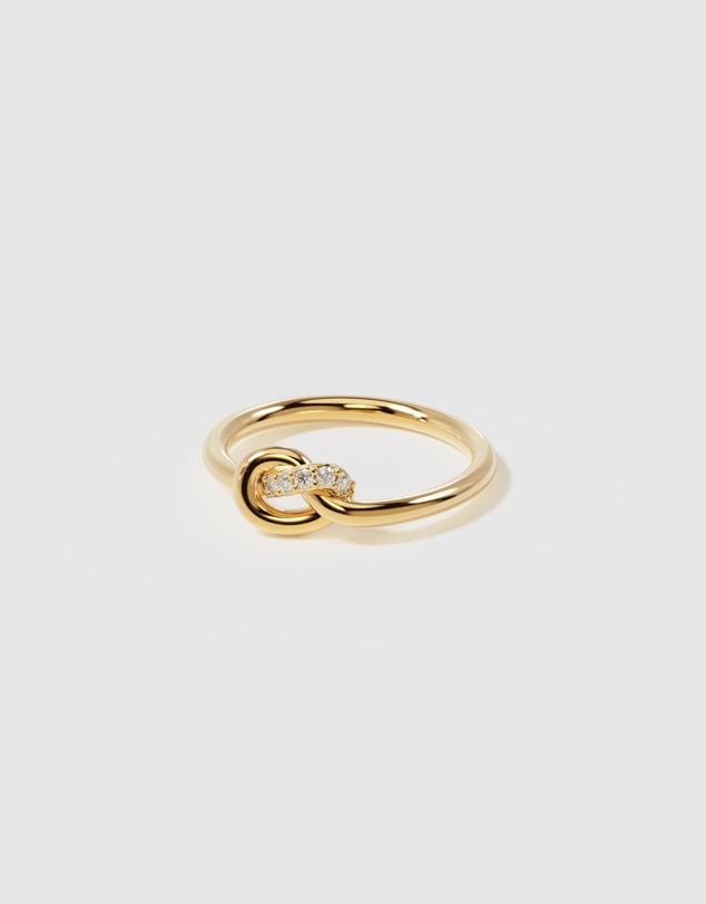 By Charlotte - Love Knot Diamond Ring