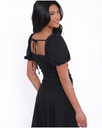 Petal & Pup - Denver Midi Dress - Black