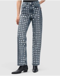 rag & bone - Shea Full Relaxed Straight Jeans