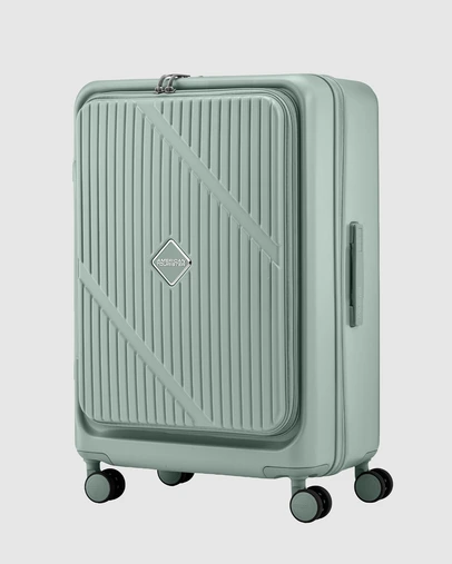 American Tourister - Velox Check-In Medium 68cm Suitcase Expandable Book Opening