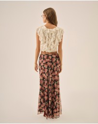 For Love & Lemons - Belmond Floral Maxi Skirt