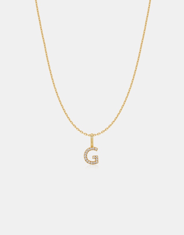 Ania Haie - Ania Haie Gold Letter G Initial Necklace