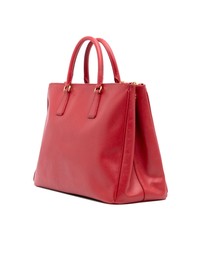 Pre-Loved by Azura Reborn - Pre-Loved Large Saffiano Lux Galleria Double Zip Satchel