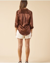 CAMIXA - Satin Silk Shirt