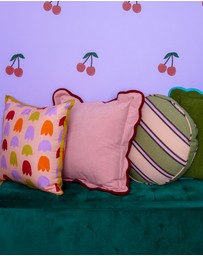 Mosey Me - Tulip Fields Square Cushion Cover