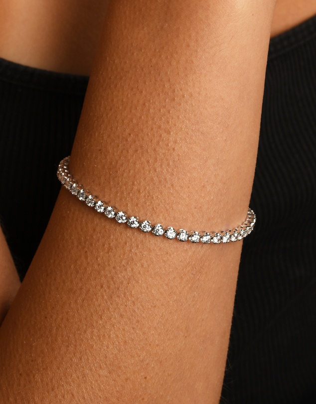 Von Treskow - Lab Diamond Tennis Bracelet (4.5ct to 4.8ct)