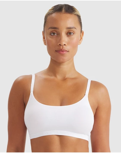 adidas Sportswear - Active Essentials Wirefree Cotton Scoop Bralette