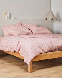 Sheet Society - Eve Linen Stripe Full Sheet Set