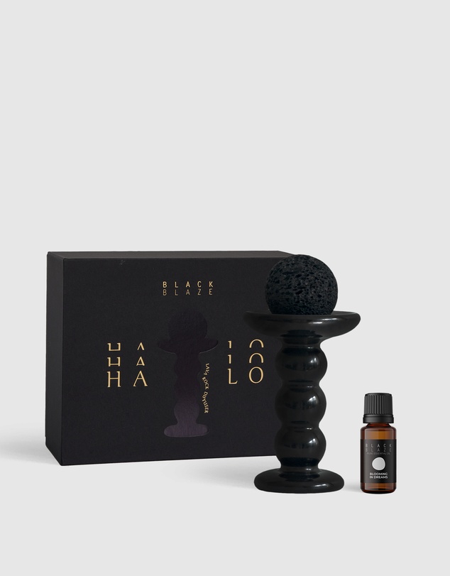 Black Blaze - Halo Lava Rock Diffuser Set
