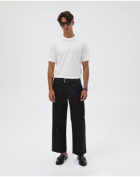 AERE - Twill Wide Leg Pants