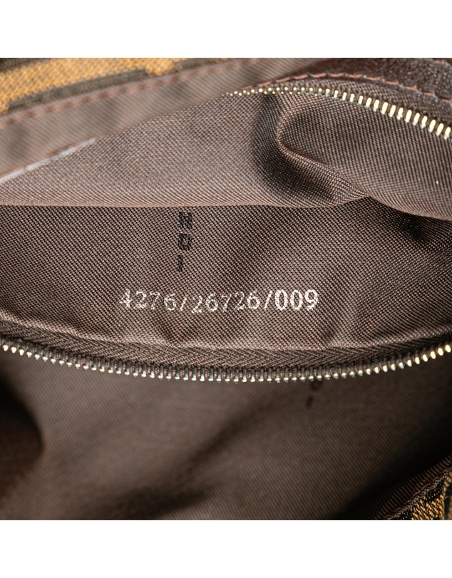 Fendi - Pre-Loved Zucca Canvas Shoulder Bag