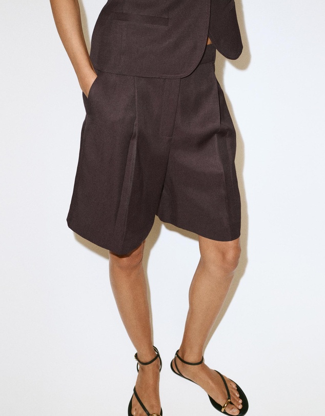 M.N.G - Straight Mid-Rise Bermuda Shorts