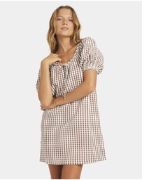 Roxy - Womens Delilah Check Mini Dress