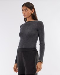 Amelius - Ellie Merino Knit Boat Neck
