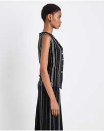 Proenza Schouler White Label - Alyna Vest In Textured Knit