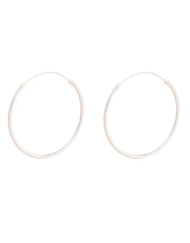 Lovisa - Sterling Silver Fine 3cm Hoop Earrings