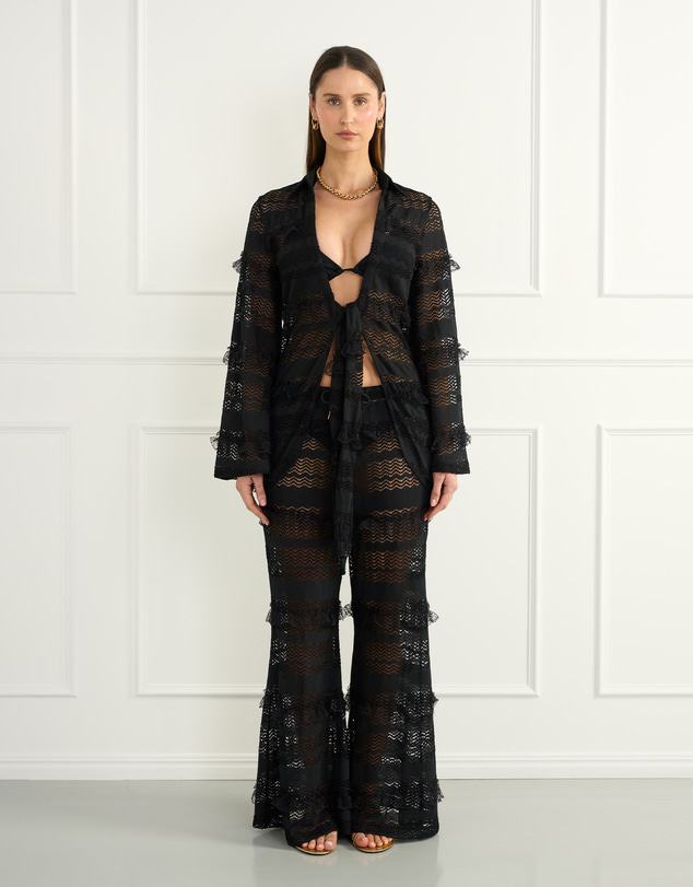 Heaven Australia - Black Eliana Resort Shirt