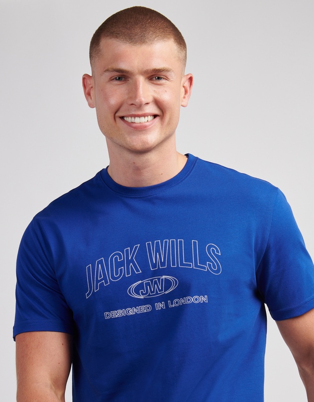 Jack Wills - Dystopia Stitch Graphic T-Shirt