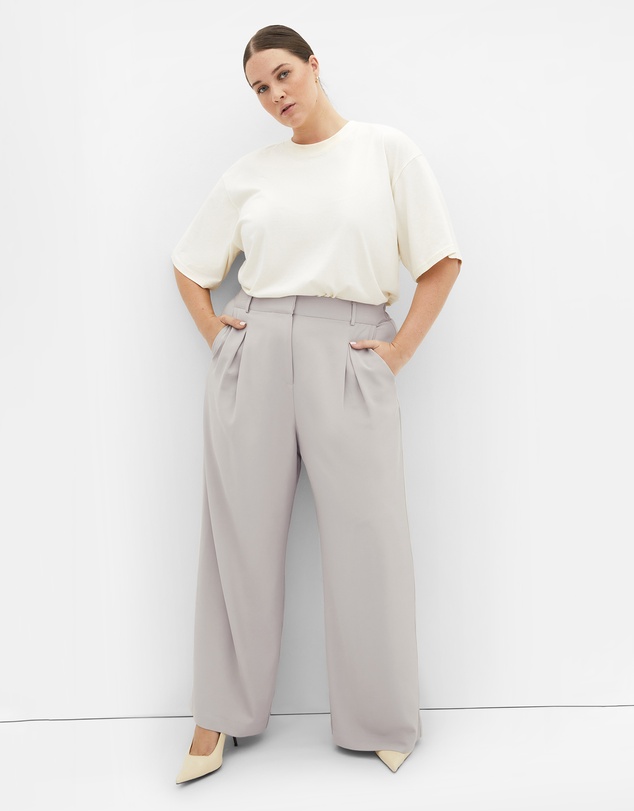 City Chic - Plus size Jordan Pant - neutral