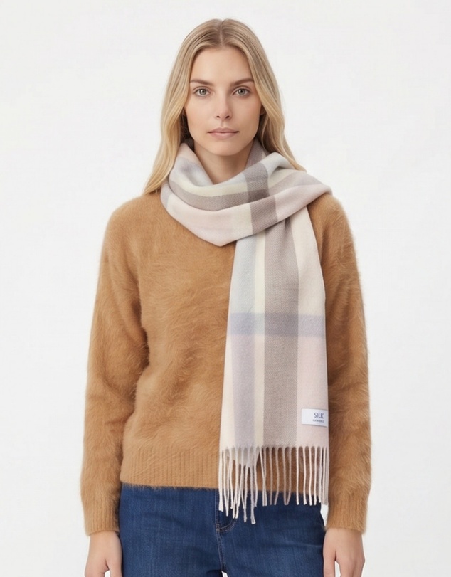 SILK MAGNOLIA - Cashmere Scarf