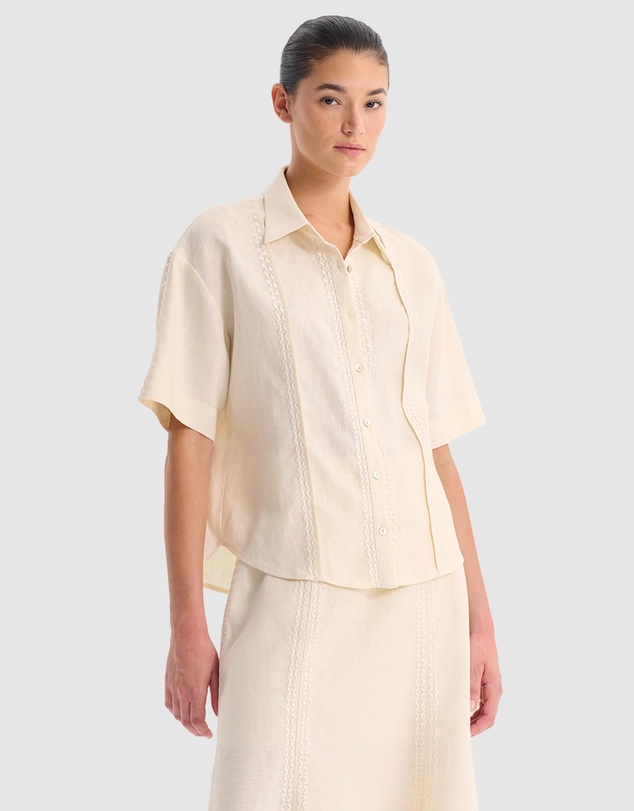 Morrison - Maisey Linen Short Sleeve Shirt