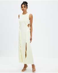 Third Form - Stroke Frill Maxi Tank Dress