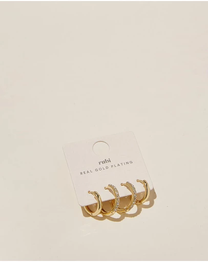 Rubi - 2Pk Mid Earring