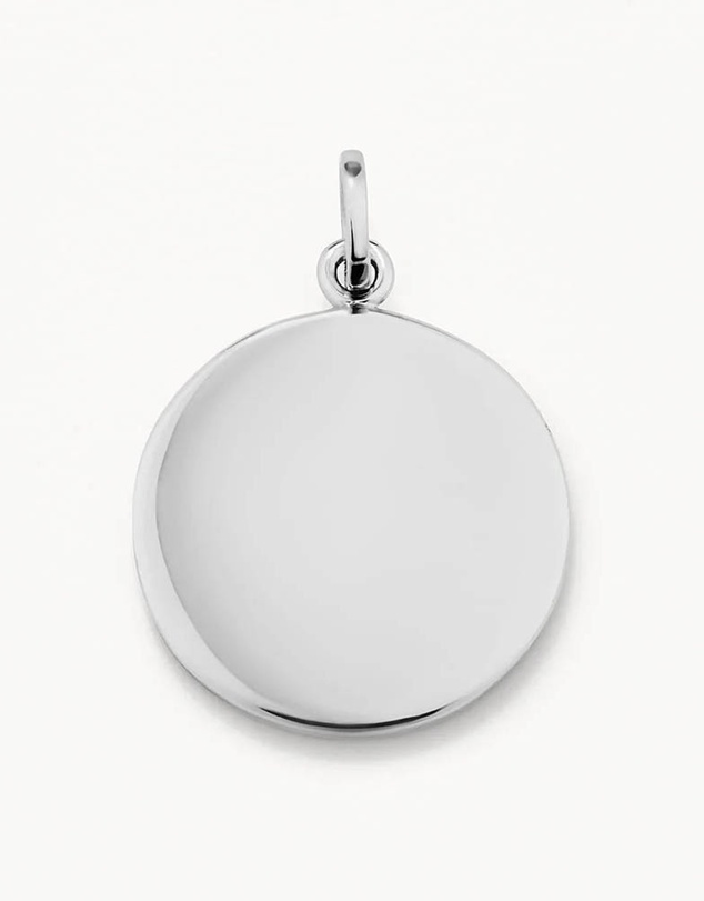 Medley Jewellery - Full Moon Pendant in Silver