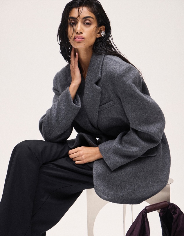 Minima Esenciales - Kiara Brushed Wool Jacket
