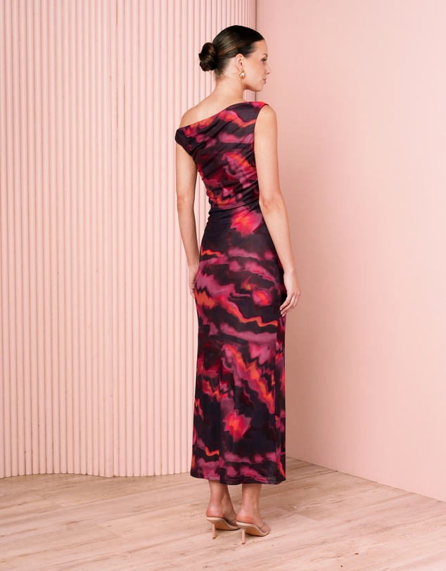 Azzurielle - Vlasta Off Shoulder Maxi Dress