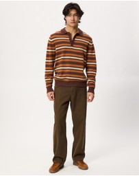 Rhythm - Striped Rugby Sweater