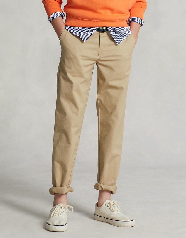 Polo Ralph Lauren - Belted Slim Fit Stretch Twill Pants - Teens
