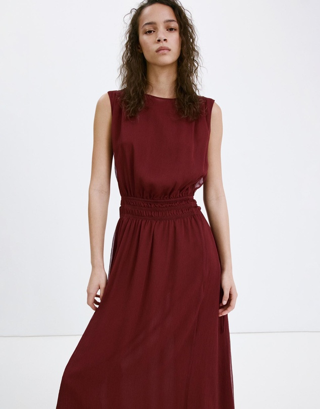 M.N.G - Flowy Dress with Gathered Waist