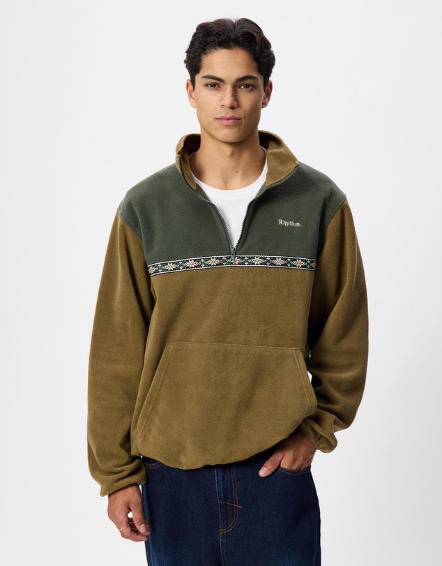 Rhythm - Alder Half Zip Pullover