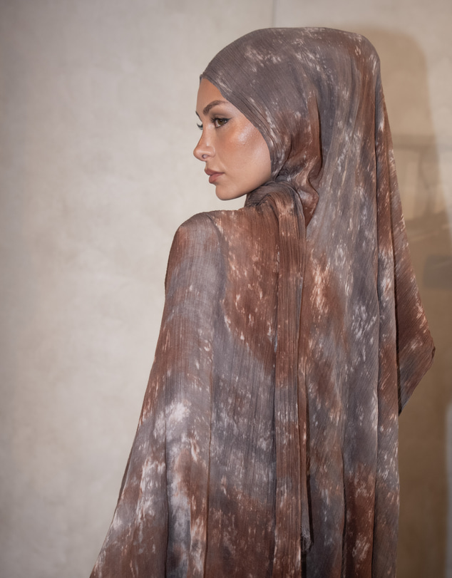 Mod Squad - Printed Rayon Hijab - Sienna