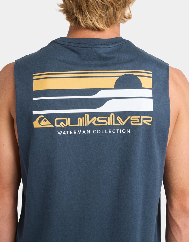 Quiksilver - Mens Stacked Horizon Muscle
