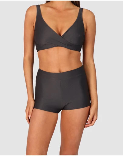 Baku Swimwear - Rococco High Waist Boyleg Bikini Bottom