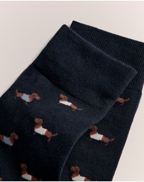 Trenery - Sweater Dog Sock in Night Sky