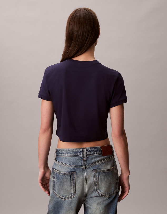 Calvin Klein Jeans - Logo Graphic Cropped T-Shirt