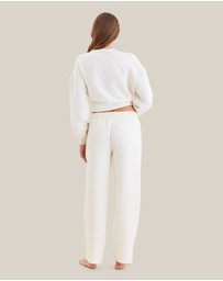 Papinelle - Quilted Cotton Straight Leg Pant