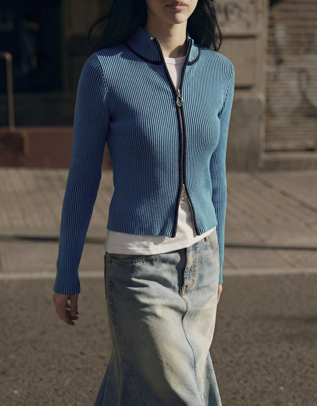Desigual - Iridescent Knit Zip Jacket