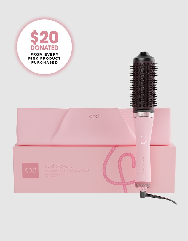 ghd - NEW duet blowdry 2-in1 Blowdry Brush in Dusted Pink