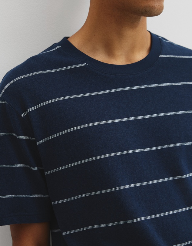Country Road - Hemp Slub Stripet-shirt