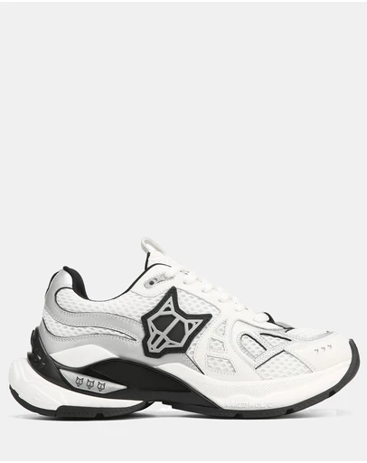 Naked Wolfe - Smash White/Silver Mesh
