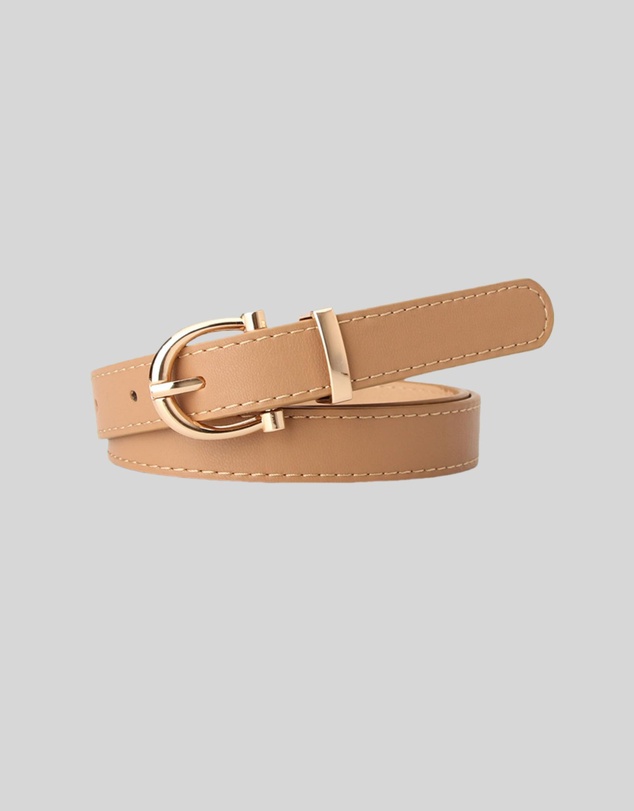 KAJA Clothing - Needle Buckle Belt - Khaki