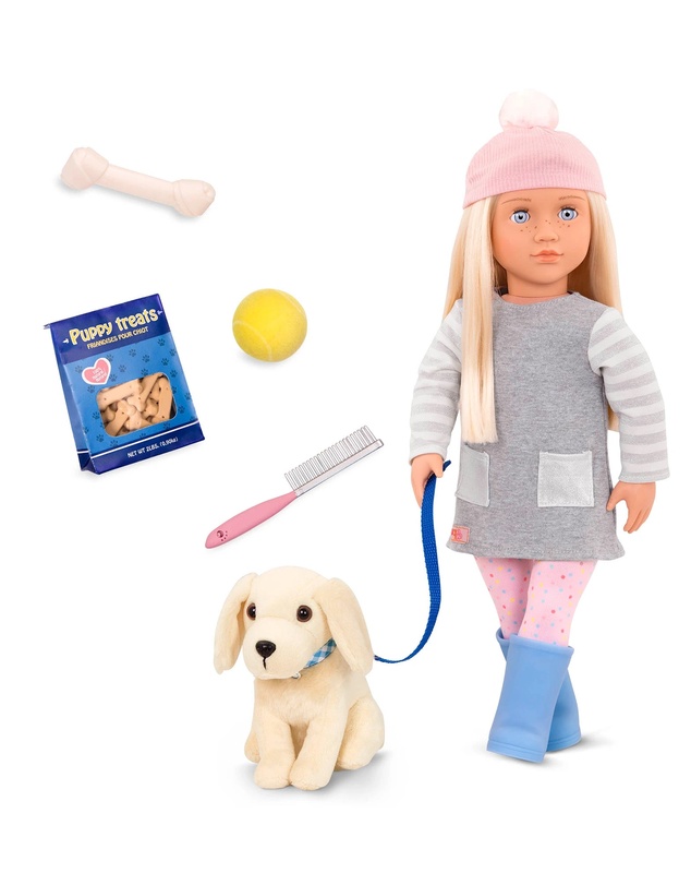 Our Generation - OG Doll W/Pet Dog, Meagan & Golden Retriever
