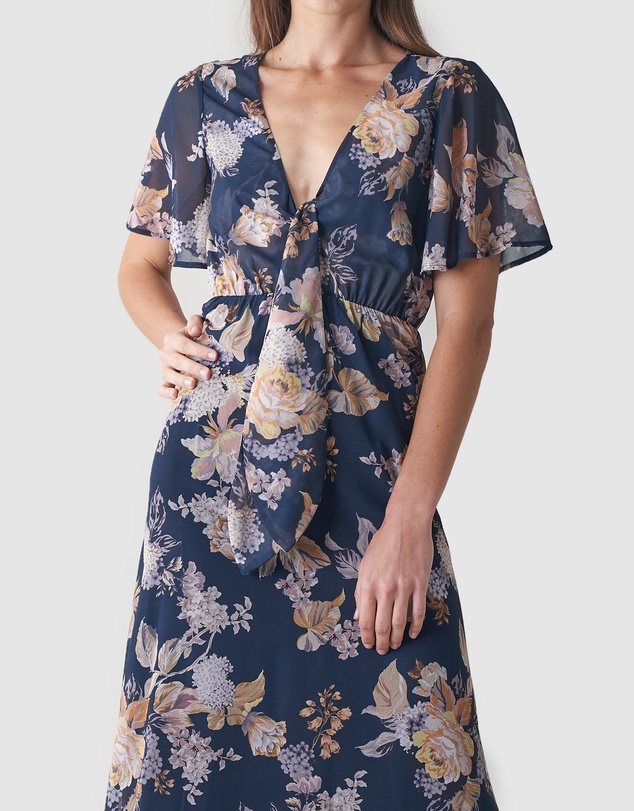 Amelius - La Seyne Tie Maxi Dress