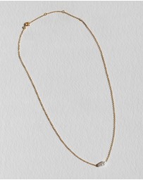 SAINT VALENTINE - Cielo Single Pearl Necklace - Gold